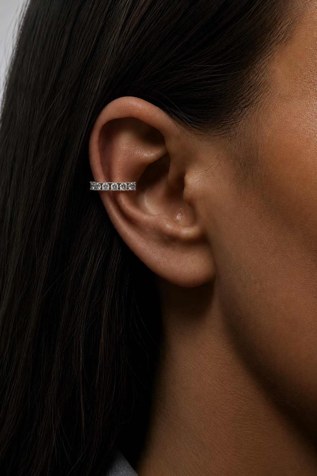 Earcuff plateado